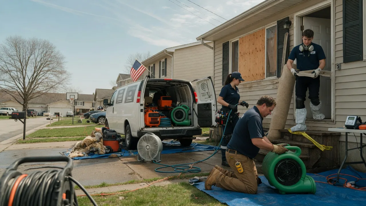 Water Damage Restoration in Glenview, IL near me